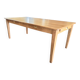 Table de ferme en chêne massif 200x100 avec sa rallonge de 60x100