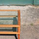 Table basse plateaux verres