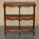 Theodore Alexander bookshelf shelf, solid wood, embossed leather.