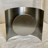 Vintage 1970s space age chrome wall lamp