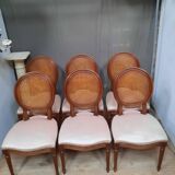 Set of 6 Louis XVI style chairs