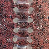 Set of 7 Baccarat Houdon crystal knife holders