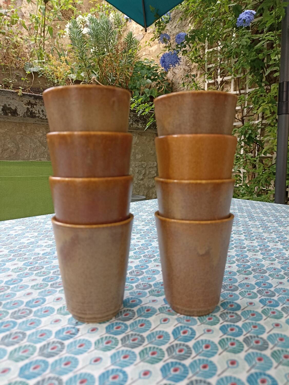 Digoin stoneware glasses