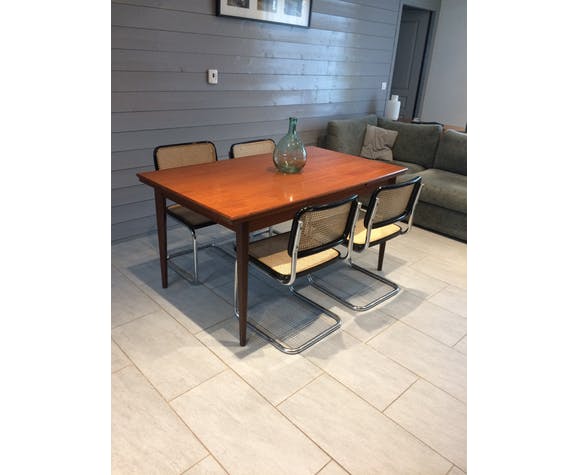 Vintage table with extensions from the years 60