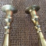 Copper candlesticks