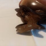Beautiful ceramic owl from the 70s signed noelle