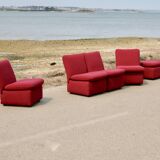 5-seater modular sofa, France, late 1970s.