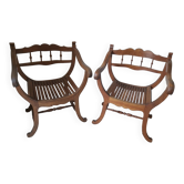 Paire de fauteuil Dagobert