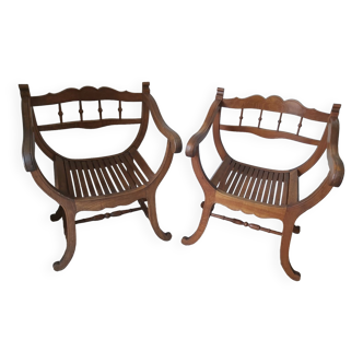 Pair of Dagobert armchairs