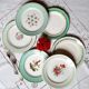 Flat earthenware plates