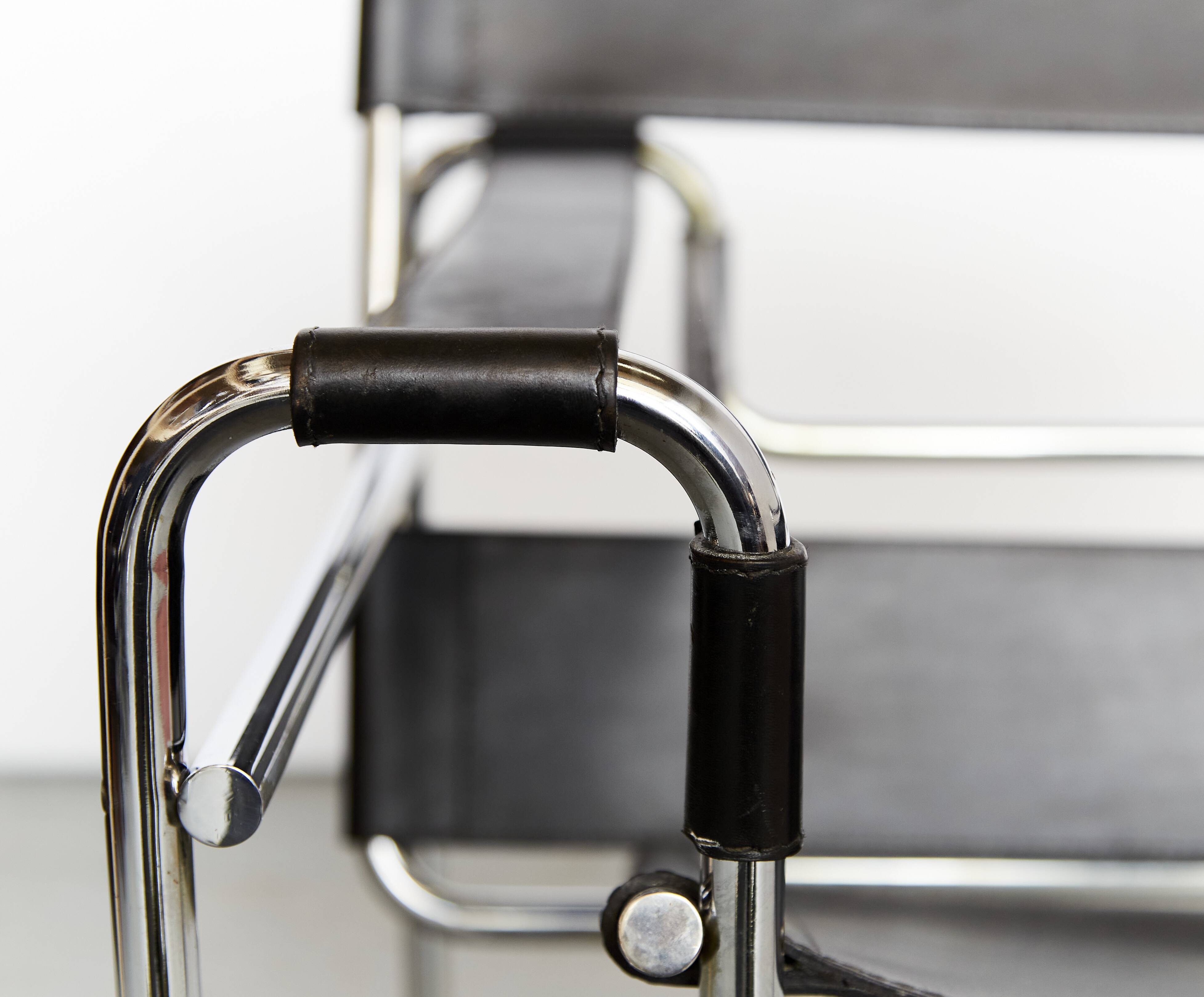 Marcel Breuer B3 "Wassily Chair" club armchair for Gavina