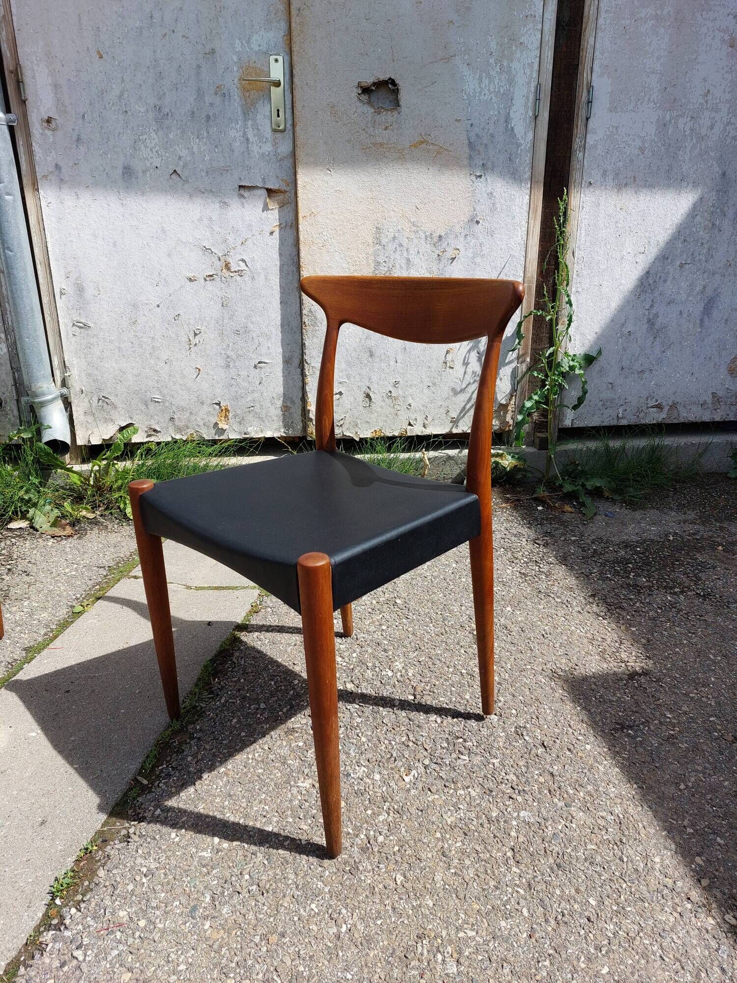 Vintage Scandinavian teak chairs by Arne Hovmand Olsen for Mogens Kold