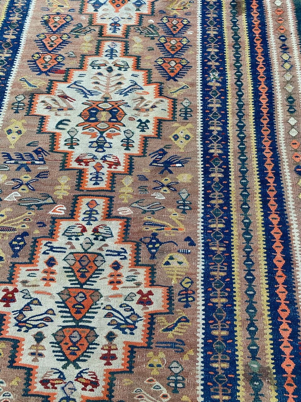 Persian Kilim Senneh corridor 119x502 cm