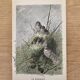 Old bird engraving - Giacomelli and Huyot - LE ROITELET