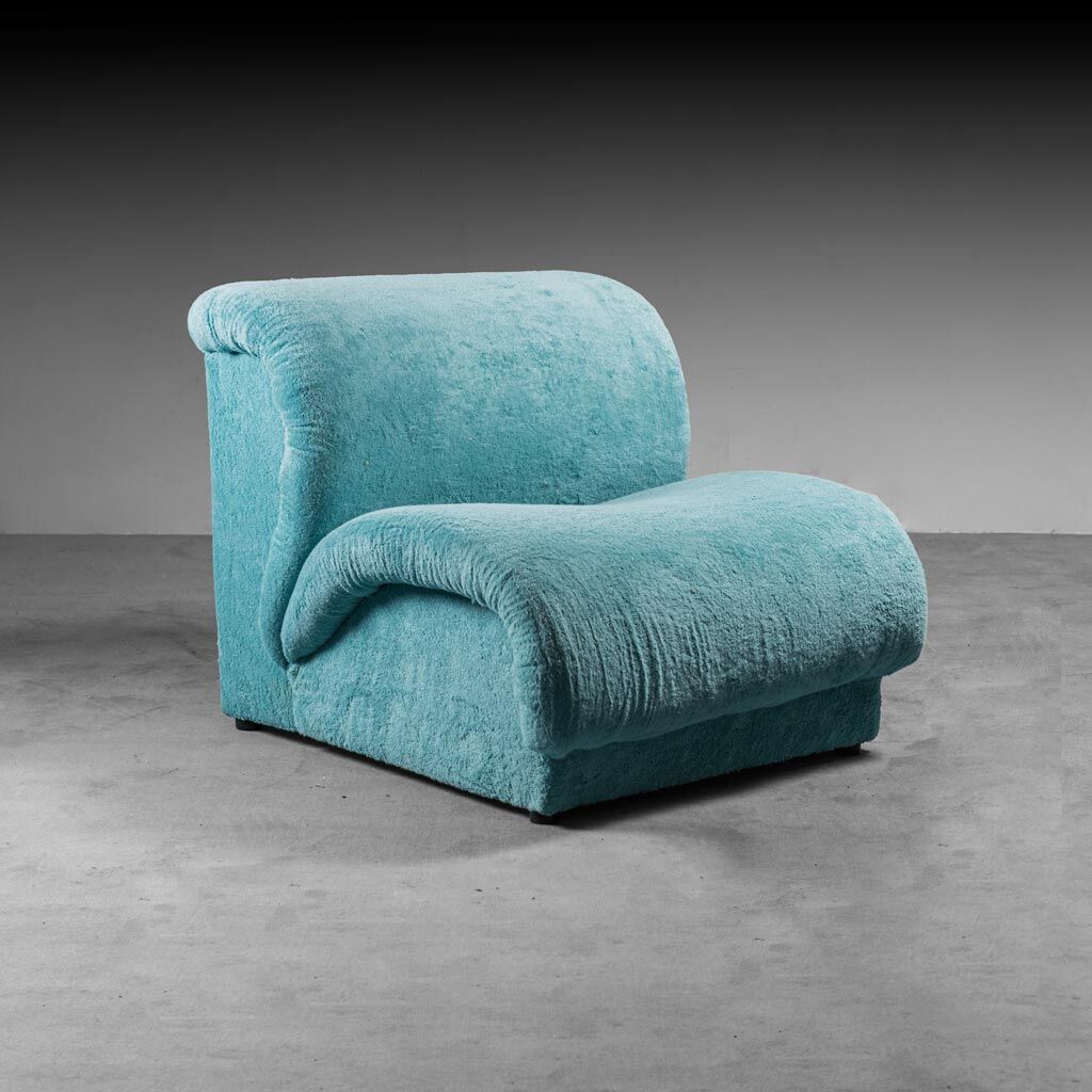 Tiffany Doimo 70s vintage modern sponge armchair