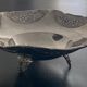 1 silver metal cup or pocket tray