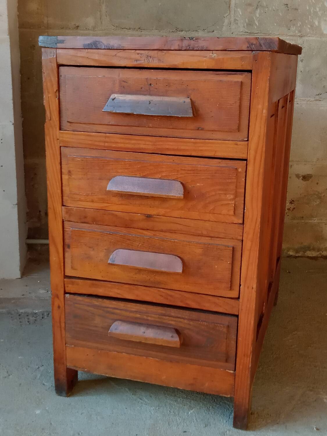 Antique office furniture, 4 drawers