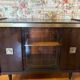 Small vintage Art Deco buffet – sideboard with display cabinet
