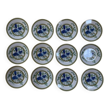 Limoges porcelain service from Hermès, Toucans collection, 1986