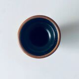 Bohemian vase in glazed clay