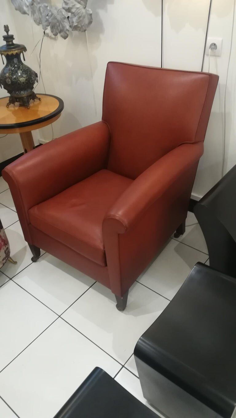 Leather armchair circa 1930