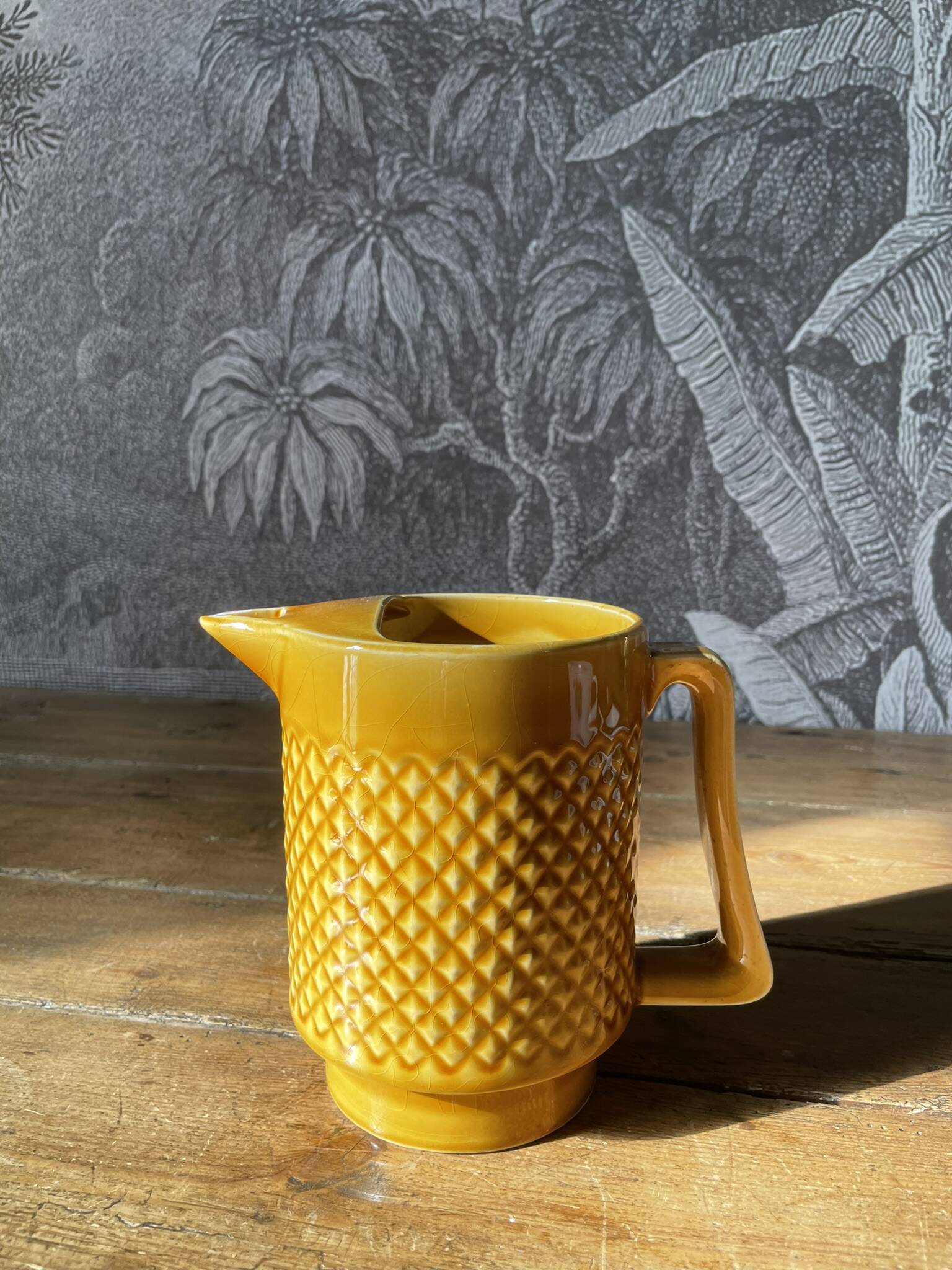 Vintage Sarreguemines pitcher