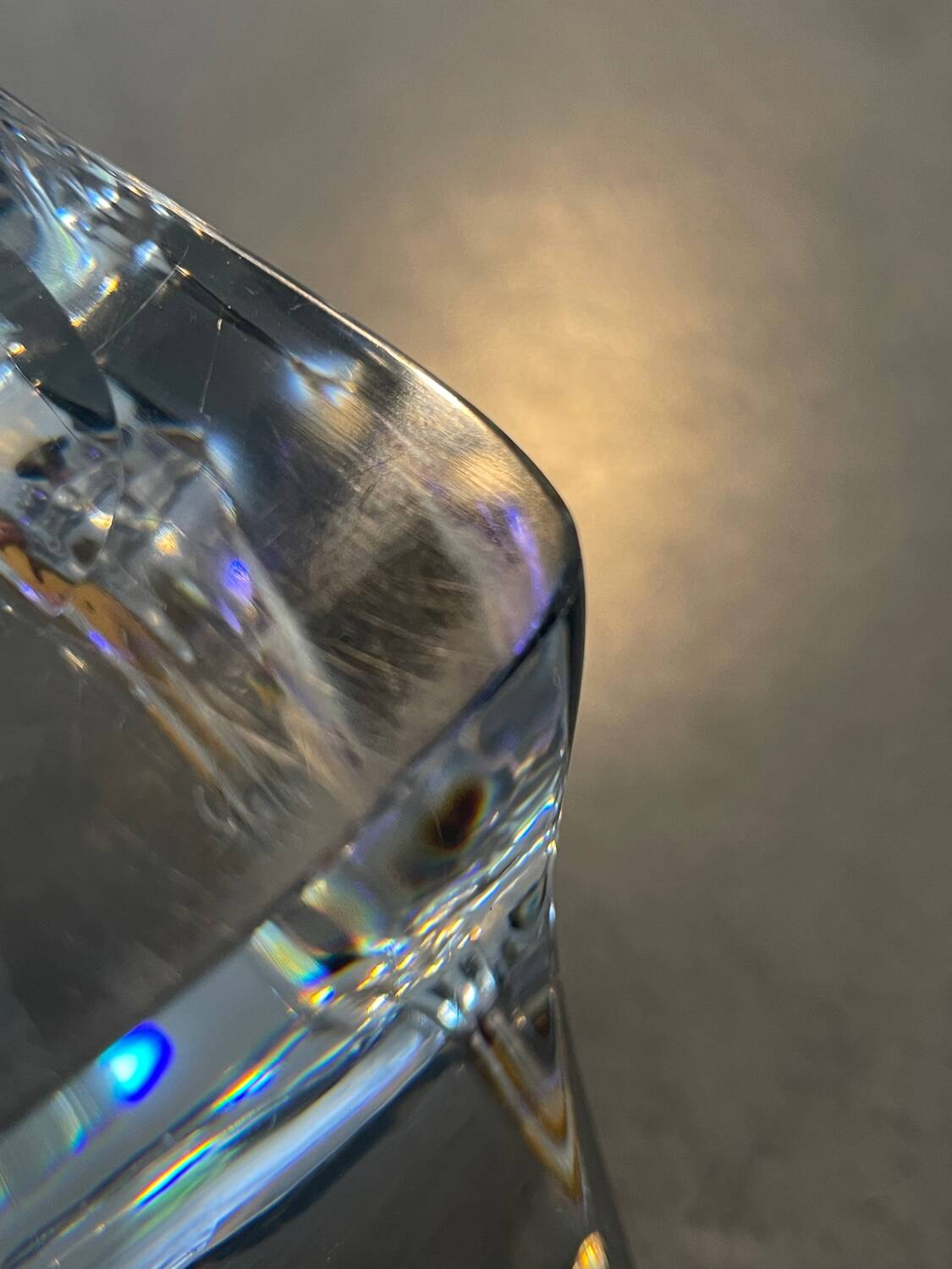 French Crystal Candle Holder