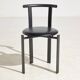 Ensemble de 6 MK9170 CHAISE À CADRE MÉTALLIQUE DE STYLE POSTMODERNE