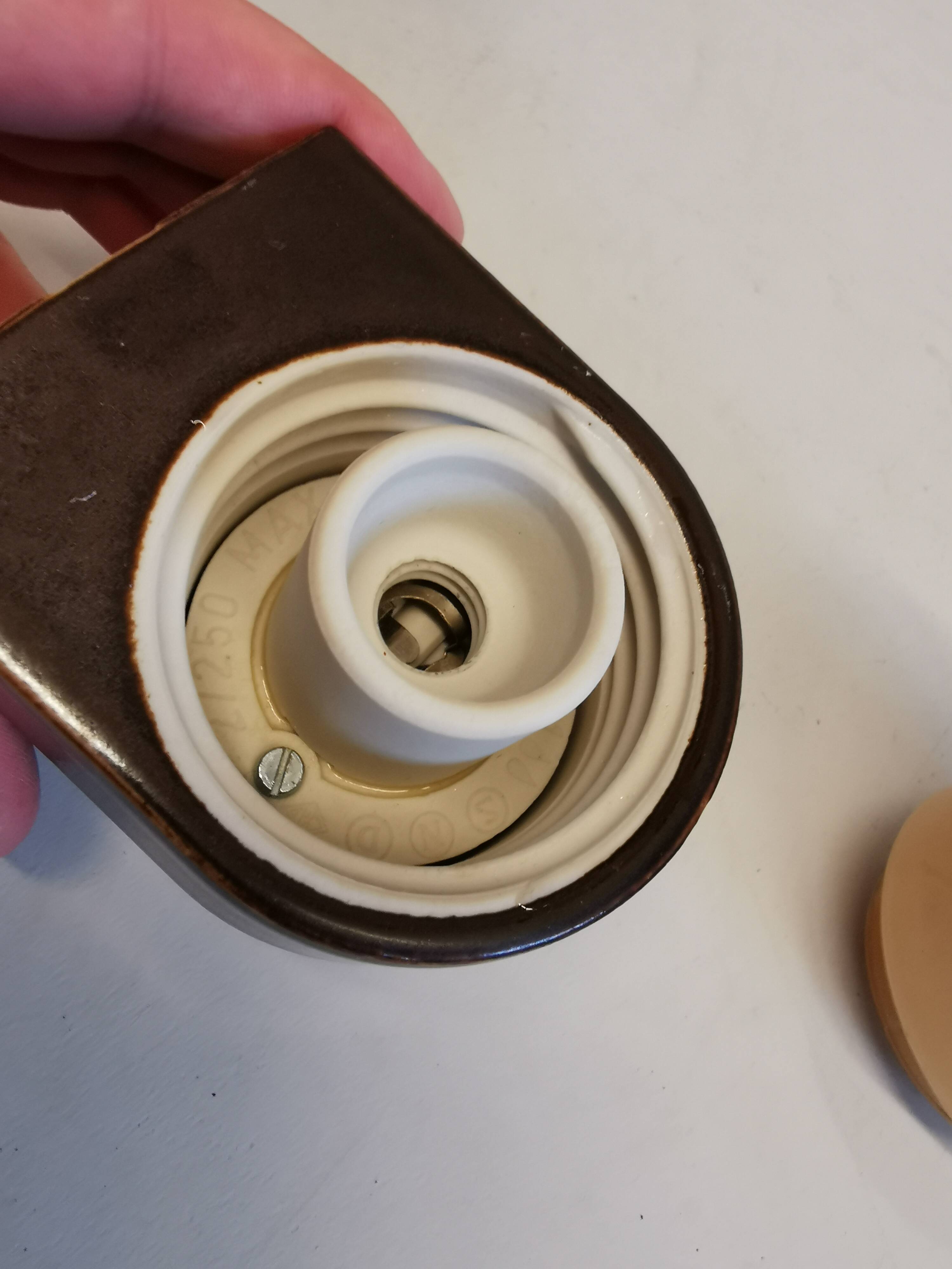A pair of old bathroom lamps from Swedish IFÖ, 1960s
