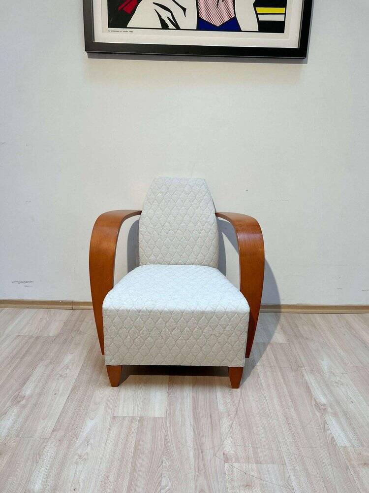 Spanish Club Chair in Beech and Plywood, 1990s