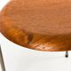 Dot Stool in Teak by Arne Jacobsen for Fritz Hansen, 1950s, Set of 2