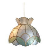 Mother-of-pearl pendant lamp