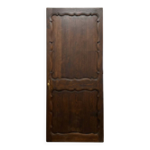 Old moulded oak door