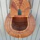 Large handmade wicker fishing basket