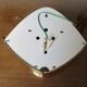 “Shell” wall lamp in gilded brass and frosted glass 1970