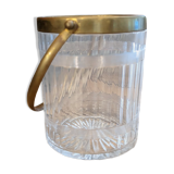 Art deco ice bucket in Baccarat crystal