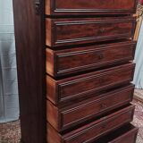 Grand meuble de métier 8 tiroirs en acajou époque Napoléon III