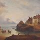 "Tableau 'Light on the Port', French school of the 19th century"