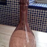 Bouteille verre Biot ventrue ancienne