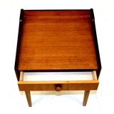 Table de chevet en teck, Suède, 1960