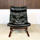 Siesta leather highback chair by Ingmar Relling for Westnofa, 1960s