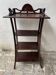 Console art nouveau period in mahogany