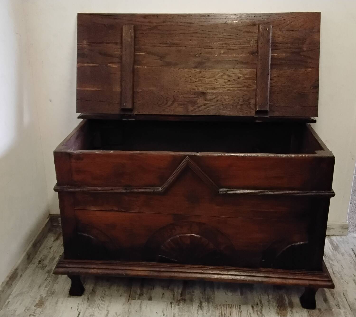 Antique wooden chest