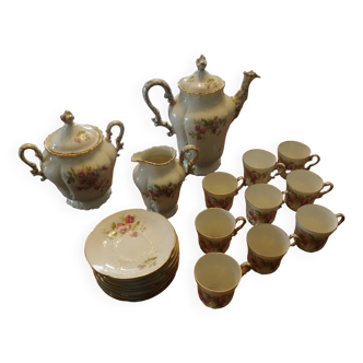 Limoges France 9-cup coffee service, very old, in very good condition
