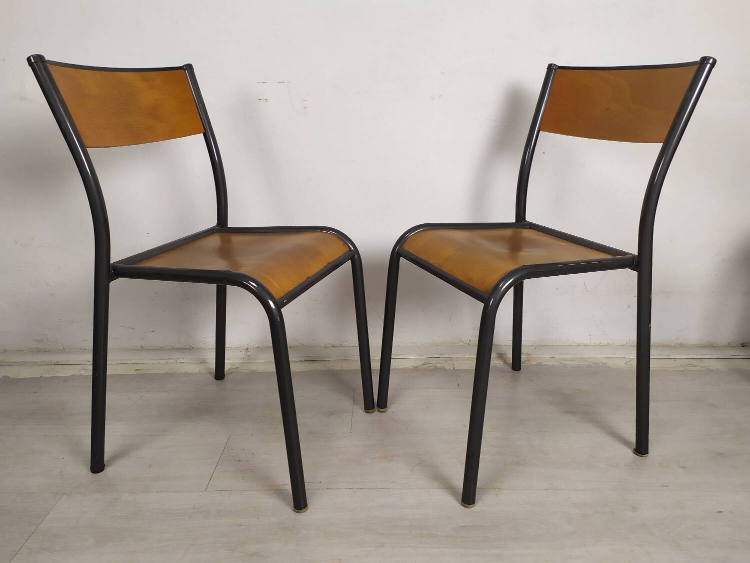 8 school chairs