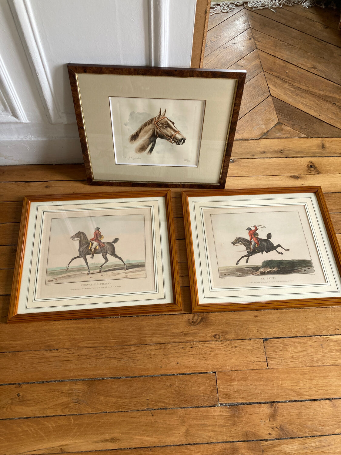 Lot 3 hunting engravings