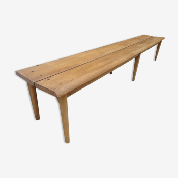 Oak cloakroom bench 247 cm