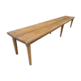 Oak cloakroom bench 247 cm