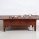Table basse japonaise ancienne avec tiroirs – période Showa – vers 1930-1950