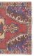 Vintage Turkish handmade rug 137x222 cm